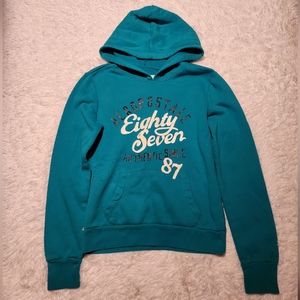 Aeropostale Eighty Seven Turquoise Hoodie